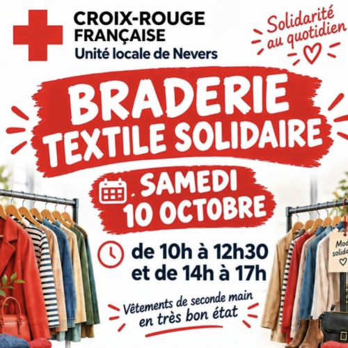 Braderie textile - Croix Rouge de Nevers
