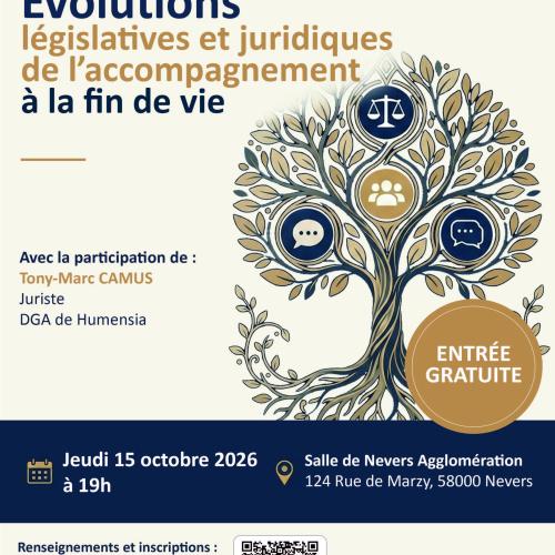 Conférence-débat : Évolutions législatives et juridiques de l’accompagnement à la fin de vie