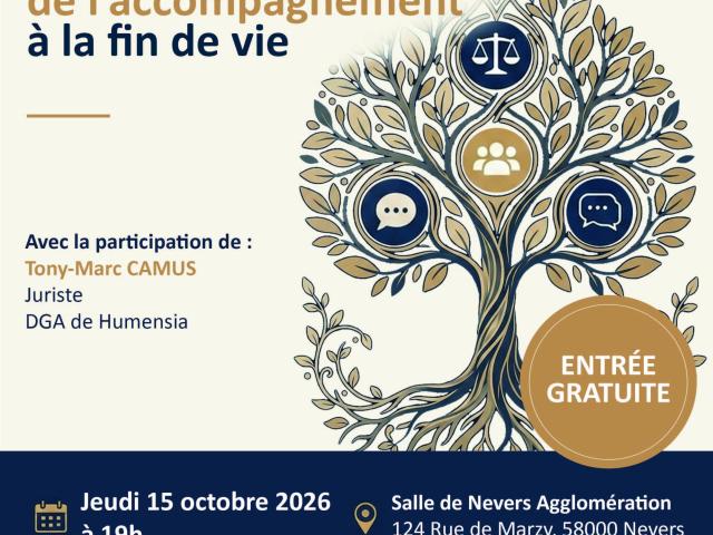 Conférence-débat : Évolutions législatives et juridiques de l’accompagnement à la fin de vie
