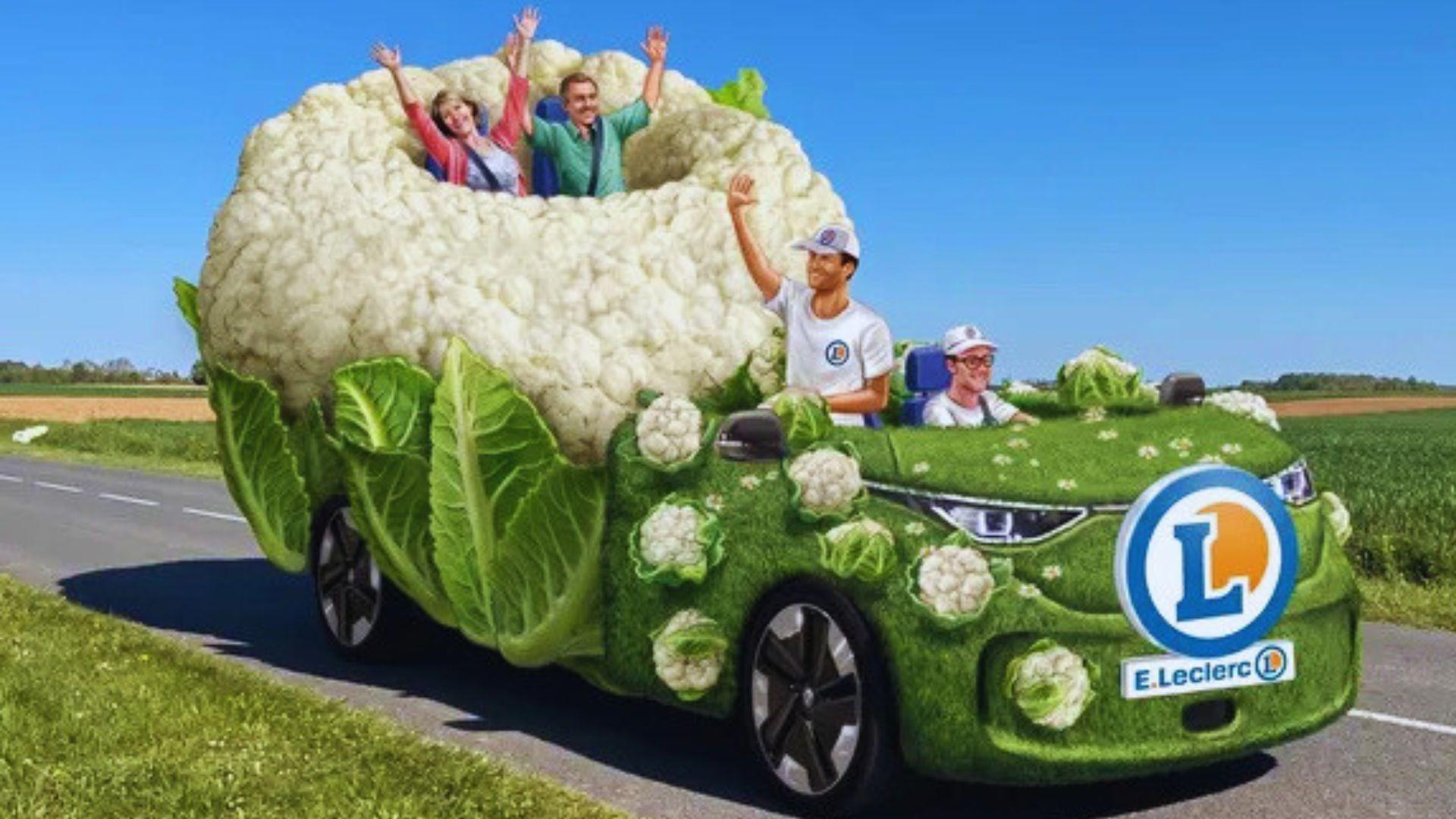 On veut conduire la voiture chou-fleur du Tour de France !