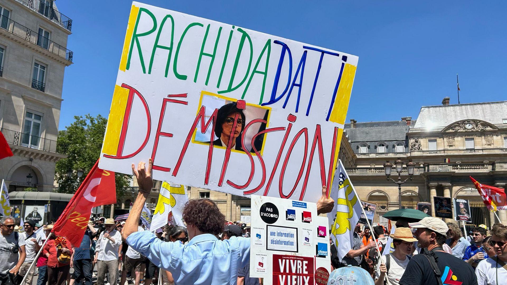 Mobilisation historique devant le ministère de la Culture : l'audiovisuel public en crise