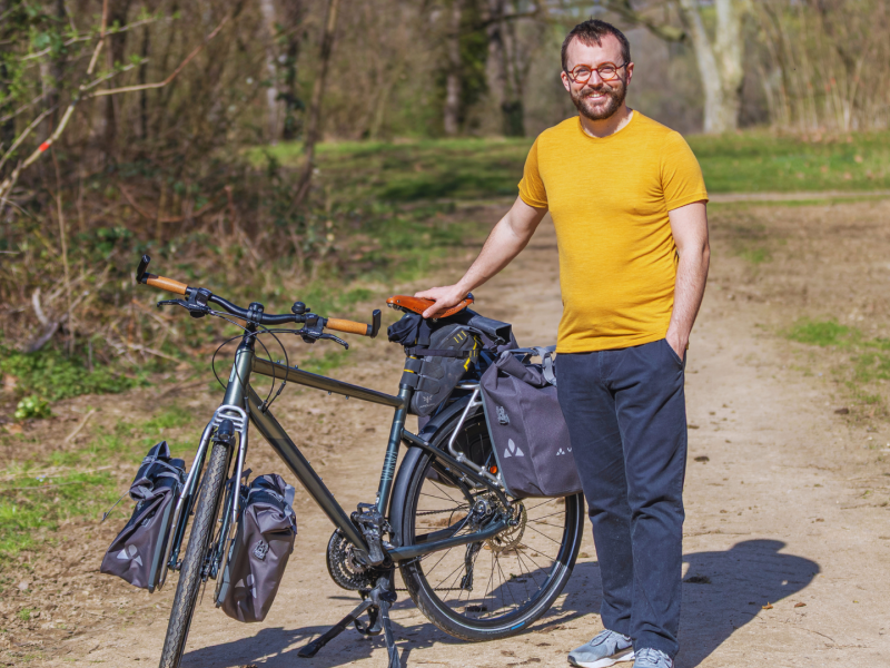 À vélo vers l'Élysée : le pari de Benoît Mathieu