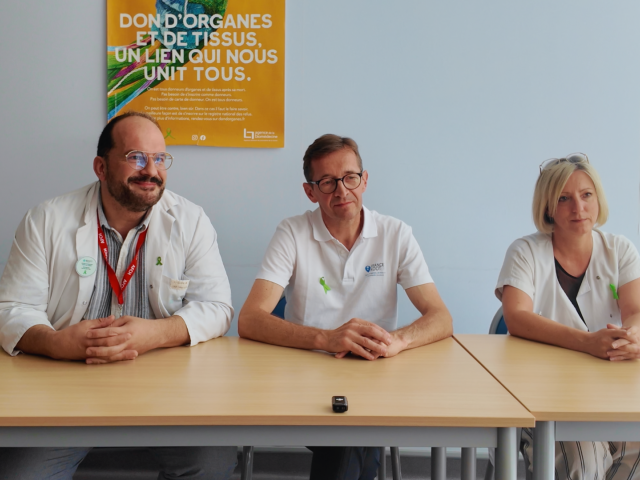 Don d'organes: rencontre avec Joannic, greffé du cœur et deux infirmiers coordinateurs.
